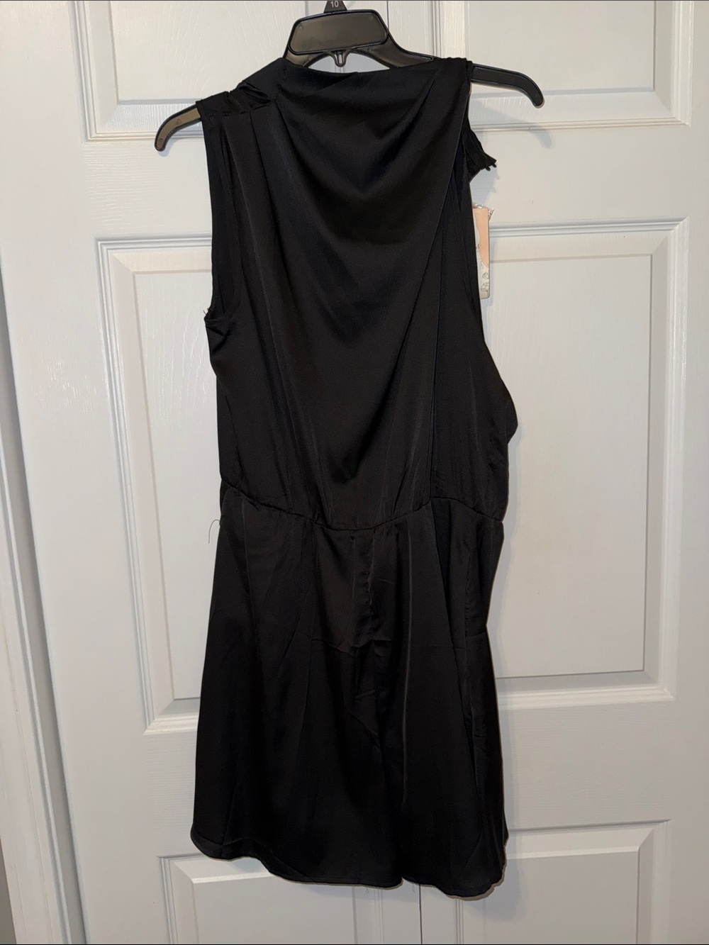 Lush Black Sleeveless Shift Dress